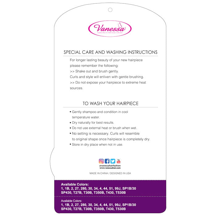 Vanessa Drawstring Express Curl Ponytail - ST ALLI