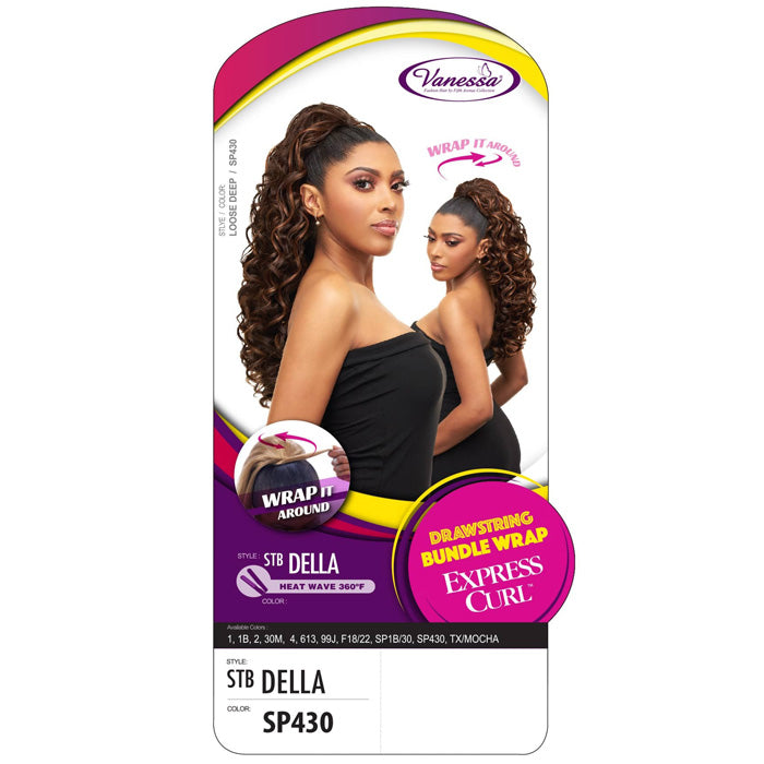Vanessa Express Curl Drawstring Bundle Wrap Ponytail - STB DELLA