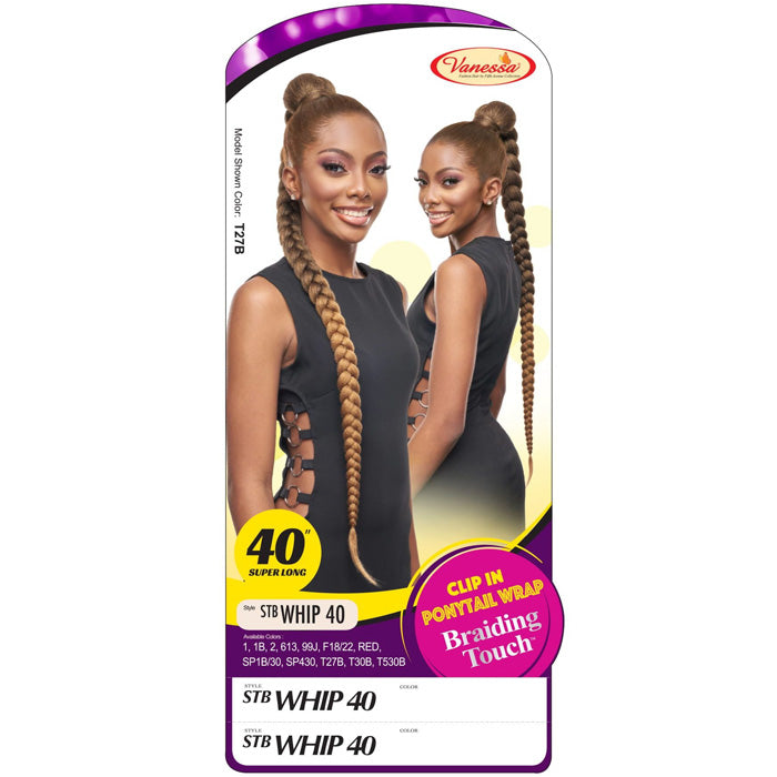 Vanessa Braiding Touch Clip In Wrap Ponytail - STB WHIP 40