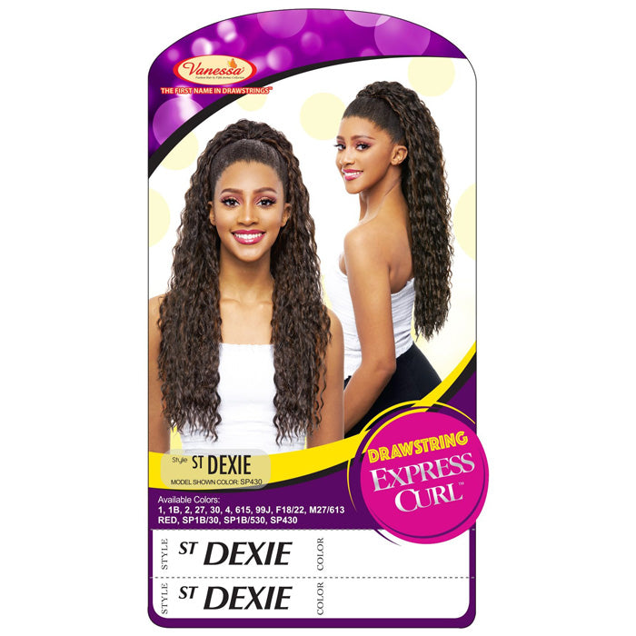 Vanessa Drawstring Express Curl Ponytail - ST DEXIE