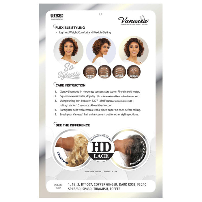 Vanessa View 44 HD 4x4 Lace Front Wig - VIEW 44 THERESA