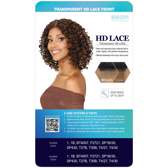 Vanessa Top Lace HD Lace Front Part Wig - TOPS DM SAGE