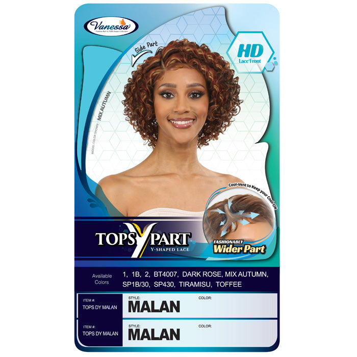 Vanessa Tops Lace HD Lace Front Wig - MALAN - Y-Shaped Lace
