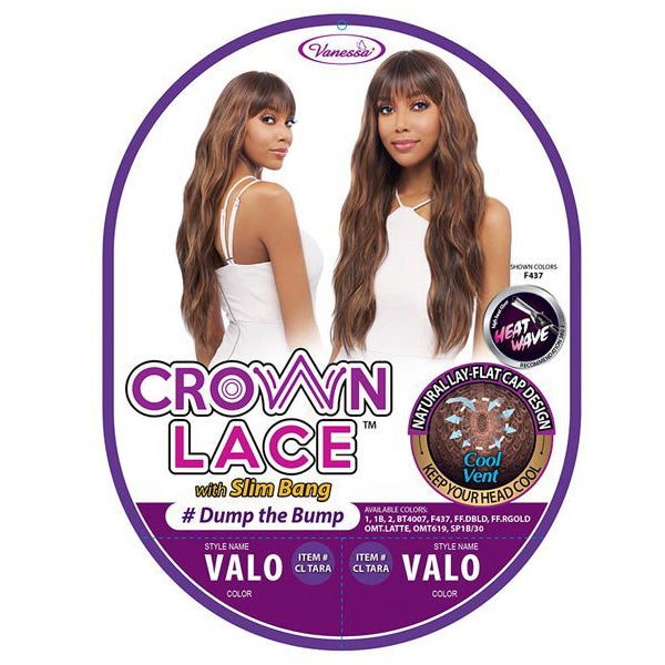 Vanessa Synthetic Crown Lace Wig - CL VALO