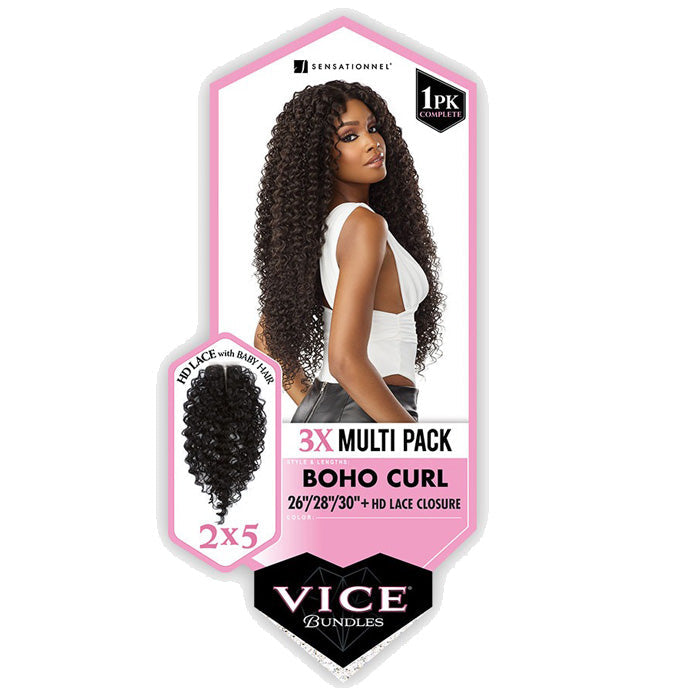 Sensationnel Vice Bundles 3X Multi Weave - BOHO CURL