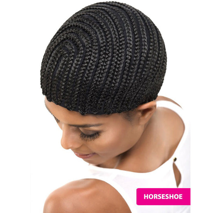 Vivica A Fox Cornrow Express Cap STRAIGHT BACK or HORSESHOE (With Combs)