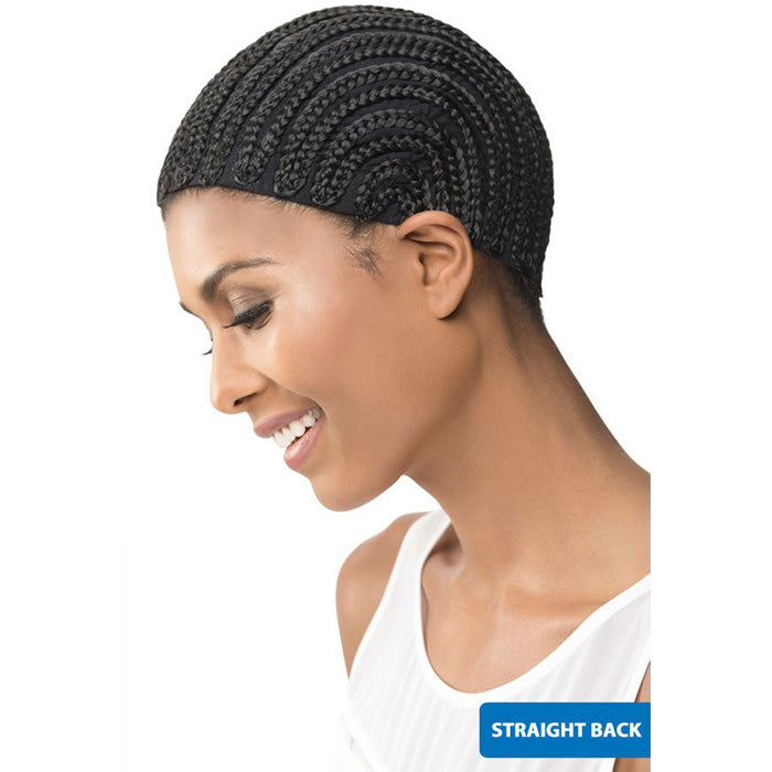 Vivica A Fox Cornrow Express Cap STRAIGHT BACK or HORSESHOE (With Combs)