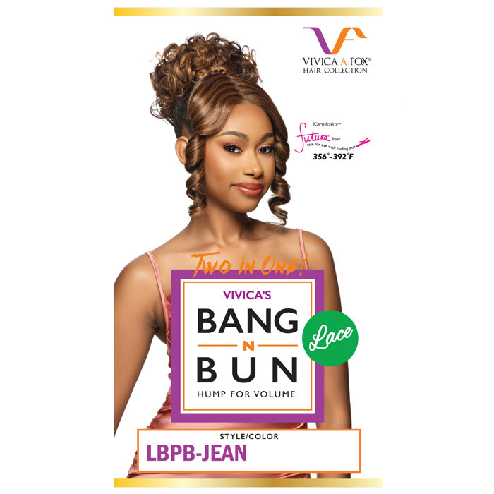 Vivica A Fox Lace Part Bang N Bun - LBPB-JEAN