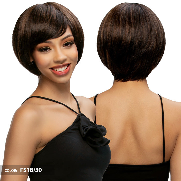 Vivica Fox Pure Comfort Cap 100% Human Hair Full Wig - LINA
