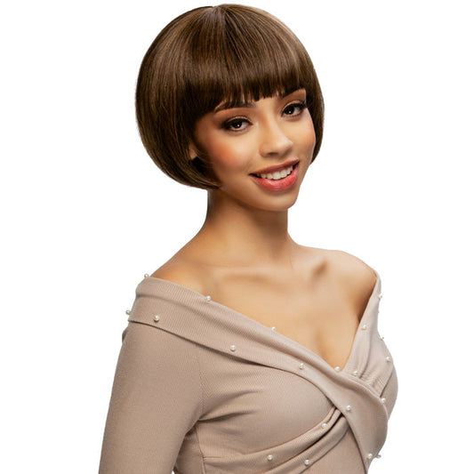 Vivica Fox Pure Comfort Cap 100% Human Hair Full Wig - LIV