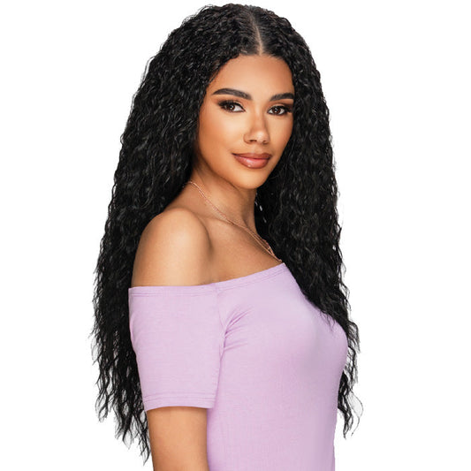 Vivica A Fox 100% Human Hair Blend V-Part Wig - V-RING