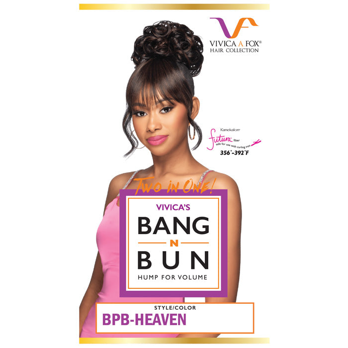 Vivica A Fox Bang N Bun Two in One Hair Pieces - BPB-HEAVEN