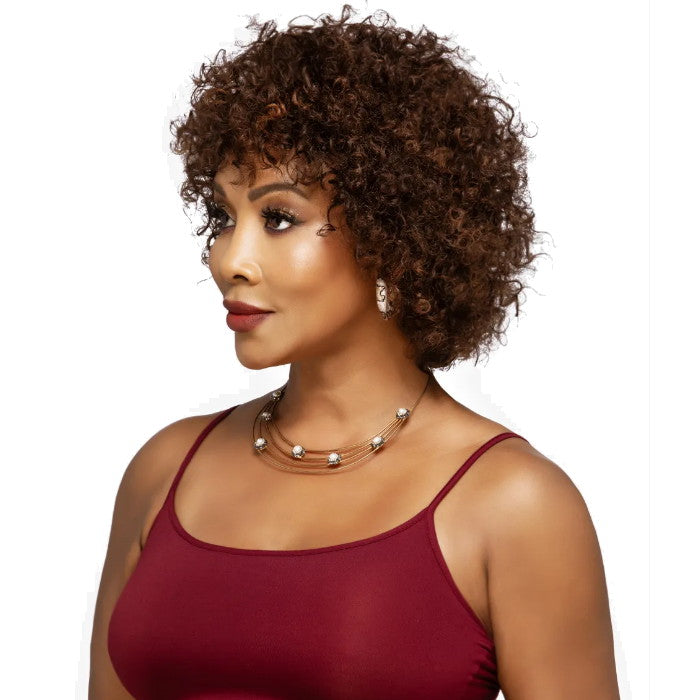 Vivica A Fox Human Hair Pure Stretch Cap Wig HH BRITTA
