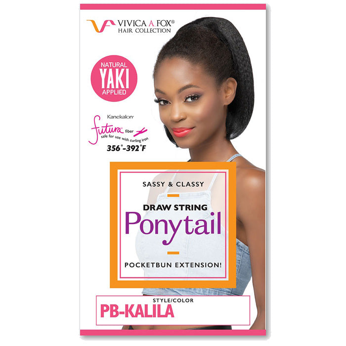 Vivica A Fox Sassy & Classy Drawstring Ponytail Pocketbun Extention - PB-KALILA