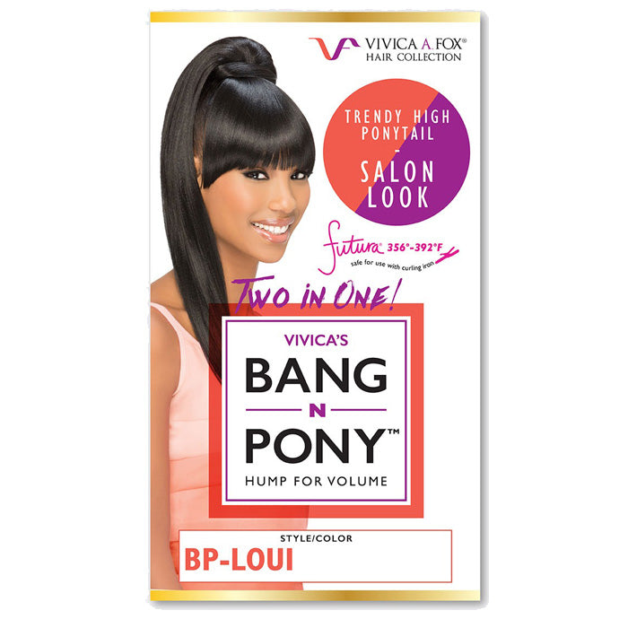 Vivica A Fox Bang N Pony Ponytail - BP-LOUI