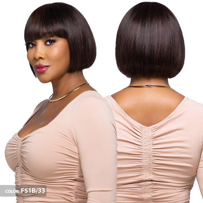 Vivica A Fox Pure Comfort Cap 100% Human Hair Wig - H280