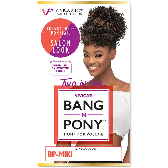Vivica A Fox Bang N Pony Premium Synthetic Ponytail - BP-MIKI