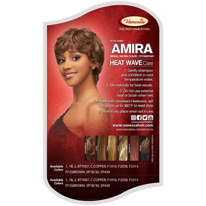 Vanessa Fashion Wig Synthetic Hair Wig - AMIRA