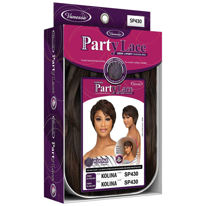 Vanessa Party Lace Deep J-Part Lace Wig - KOLINA