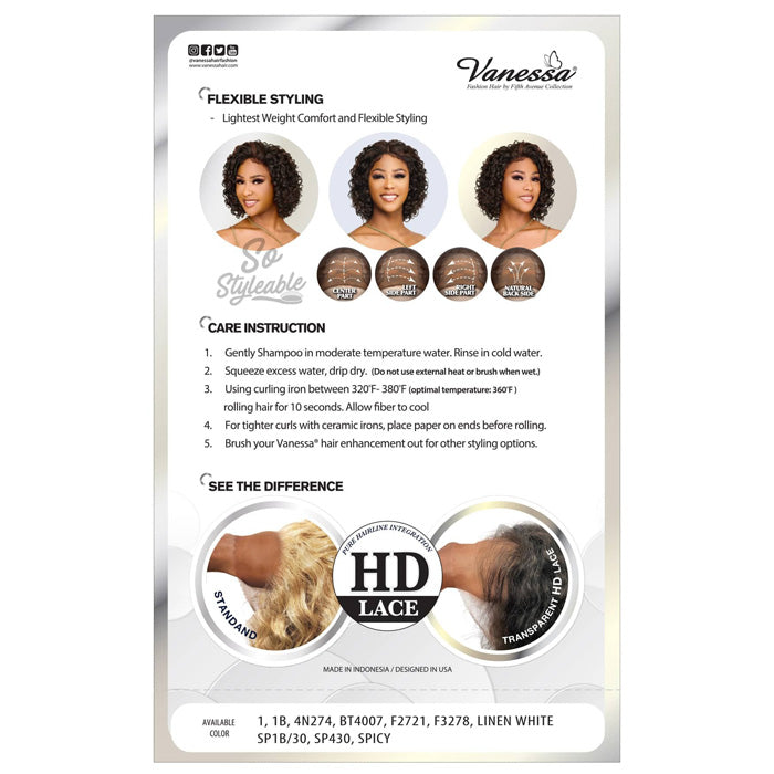 Vanessa View 44 HD 4X4 Lace Front Wig - VIEW44 GIO