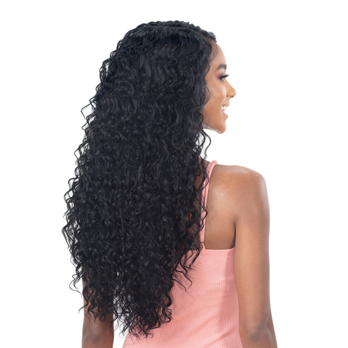 Shake N Go Freetress Equal Synthetic Hi-Def Frontal Effect Ear to Ear HD Lace Front Wig - AVANI