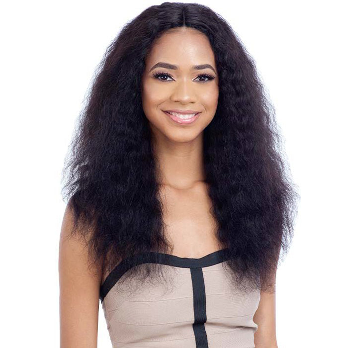 Shake-N-Go Naked Nature Brazilian Natural 100% Human Hair Wet & Wavy Lace Part Wig - DEEP WAVE