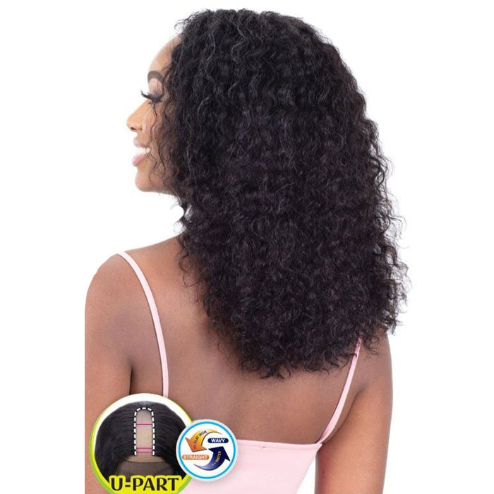 Shake N Go Naked 100% Human Hair Wet & Wavy U Part Wig - TRU DEEP WAVE