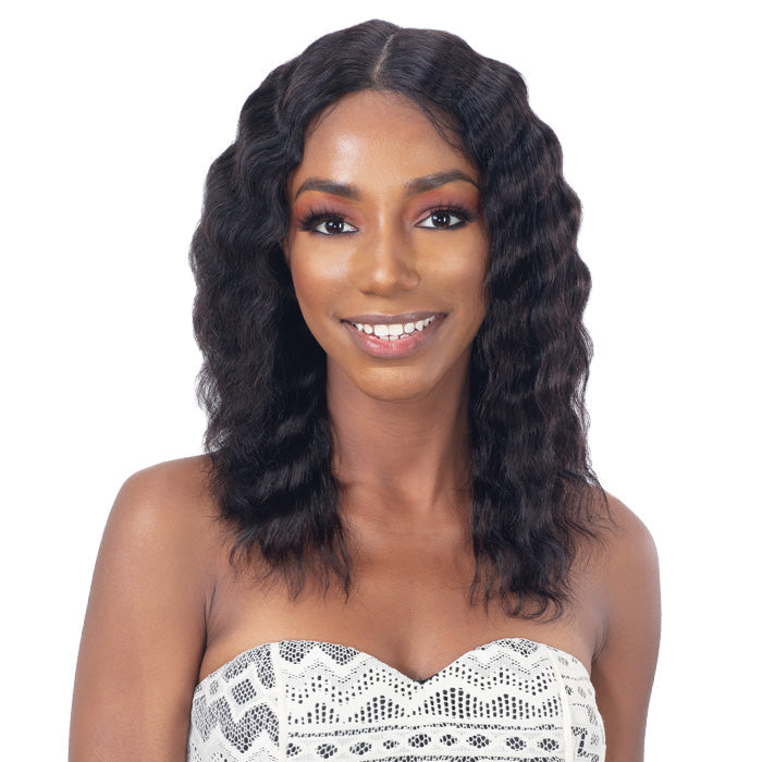 Shake-N-Go Girlfriend 100% Virgin Human Hair HD Lace Front Wig - DEEP WAVER 16