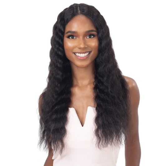 Shake-N-Go Girlfriend 100% Virgin Human Hair HD Lace Front Wig - DEEP WAVER 24