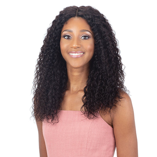 Shake N Go Girlfriend 100% Virgin Human Hair HD Lace Front Wig - WATER CURL 18