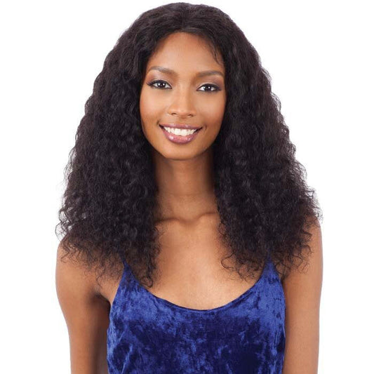 Shake-N-Go Naked Brazilian Natural Unprocessed 100% Human Hair Lace Front Wig - DEEP CURL
