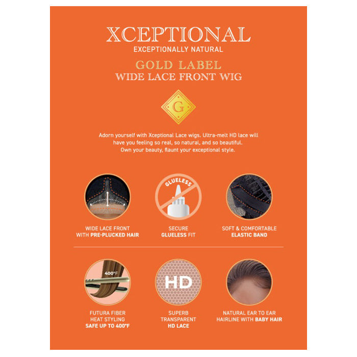 Vivace Xceptional Glueless Gold Label HD Lace Front Wig - UNIT 21