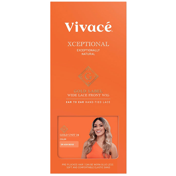 Vivace Xceptional Gold Label Glueless Wide Wavy HD Lace Front Wig - GOLD UNIT 24