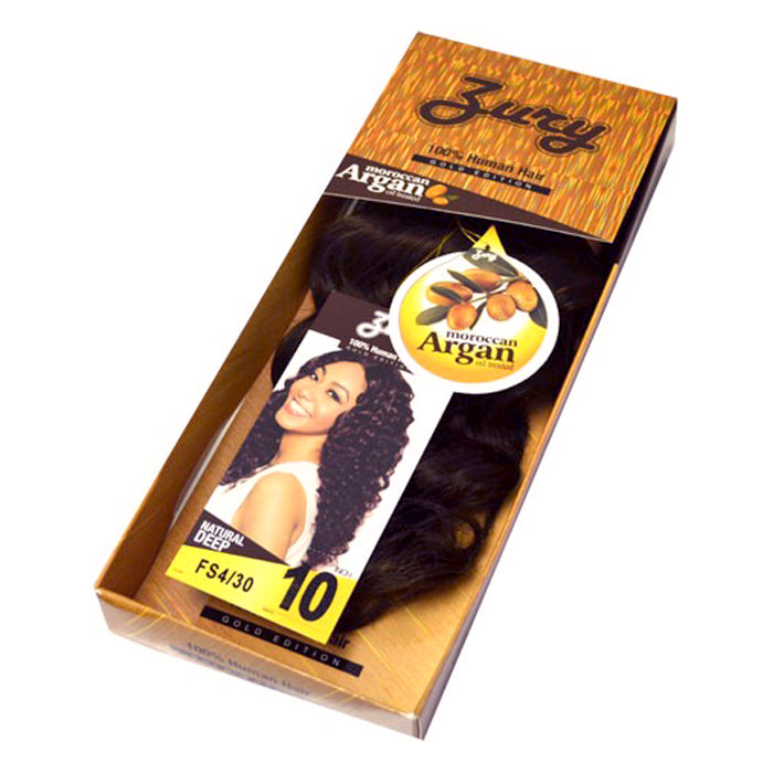 Zury Sis Gold Edition 100% Human Hair Weave - NATURAL DEEP 10-18" (Argan Oil Treated)