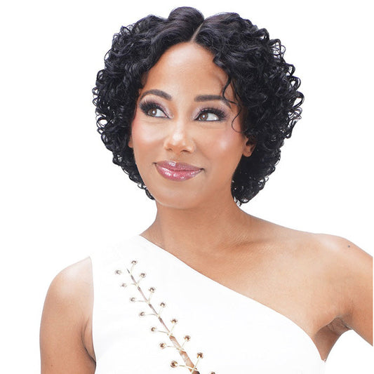 Zury Sis Ms. Wisdom Salt & Pepper 100% Human Hair Lace Part Wig - DIDI