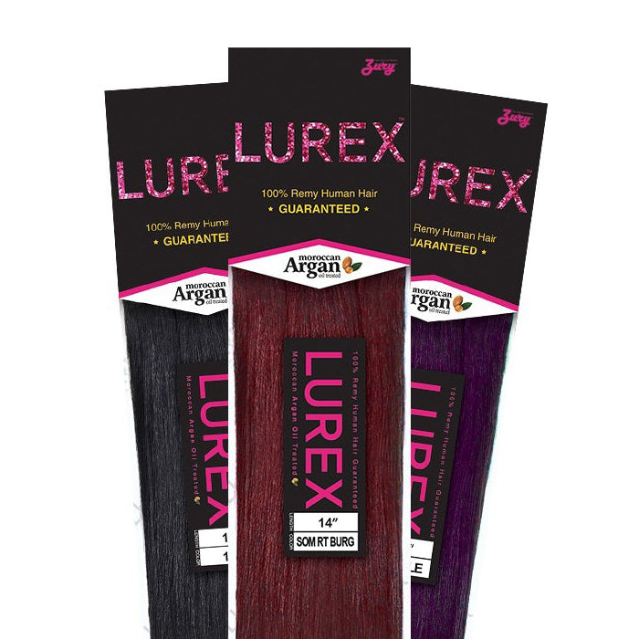 Zury Sis Lurex 100% Remy Human Hair Weave - STRAIGHT 10-24"