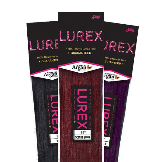 Zury Sis Lurex 100% Remy Human Hair Weave - STRAIGHT 10-24"