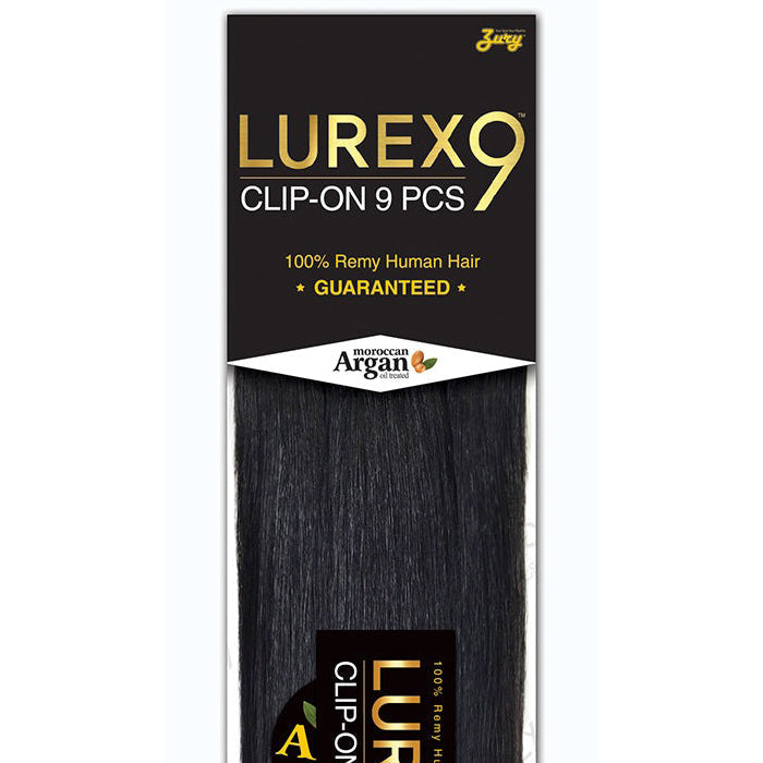 Zury Sis Lurex 9 100% Remy Human Hair Clip-On Weave - STRAIGHT 9 PCS 16-24"