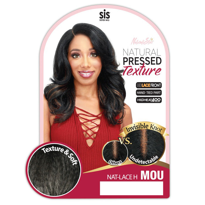Zury Sis Natural Pressed Texture HD Lace Front Wig - NAT-LACE H MOU