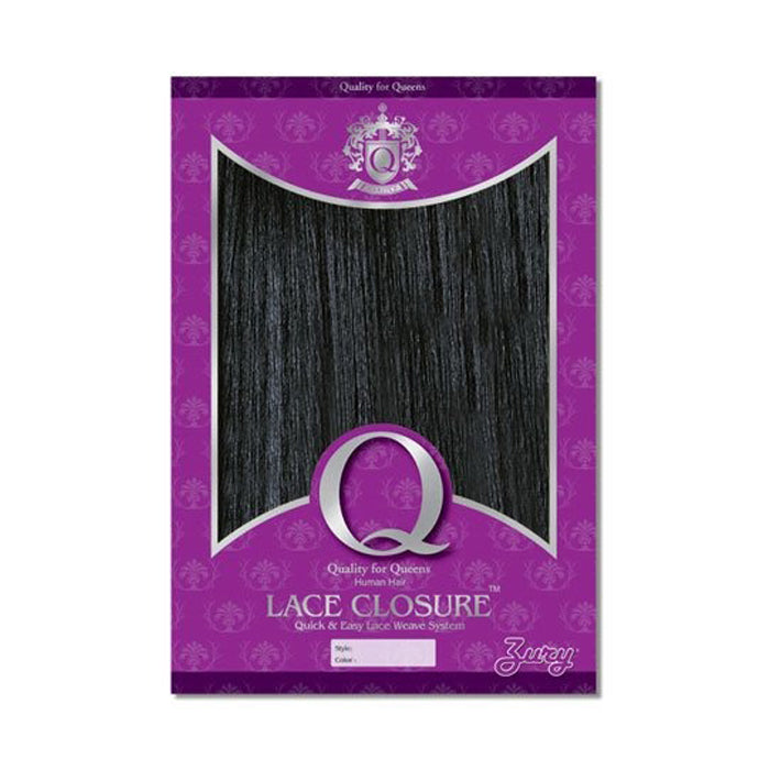 Zury Q Human Hair Blend - LACE CLOSURE 12-14"