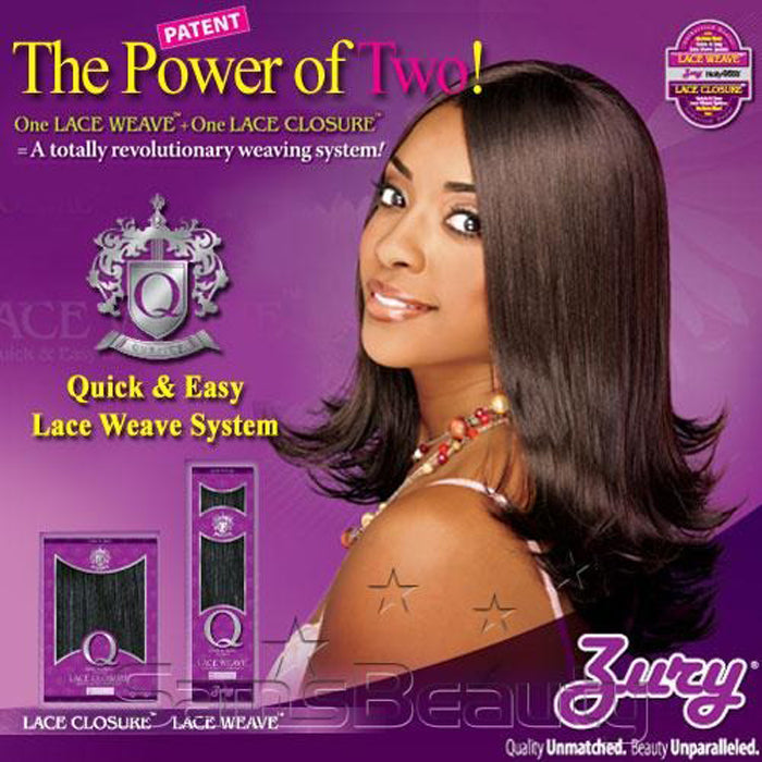 Zury Q Human Hair Blend - LACE CLOSURE 12-14"