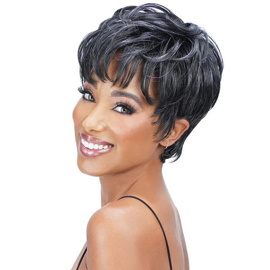 Zury Sis Ms.Wisdom Salt and Pepper Full Wig - WISDOM 203