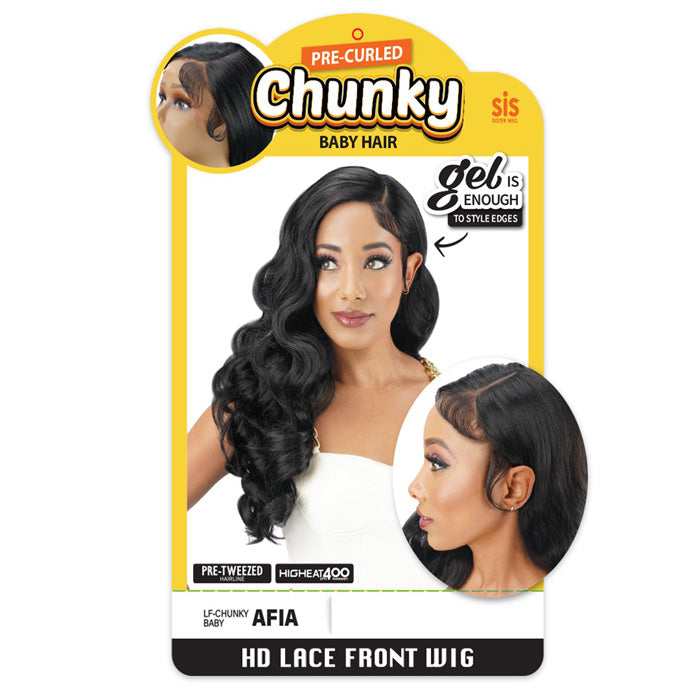 Zury Sis Chunky Pre-Tweezed HD Lace Front Wig - AFIA