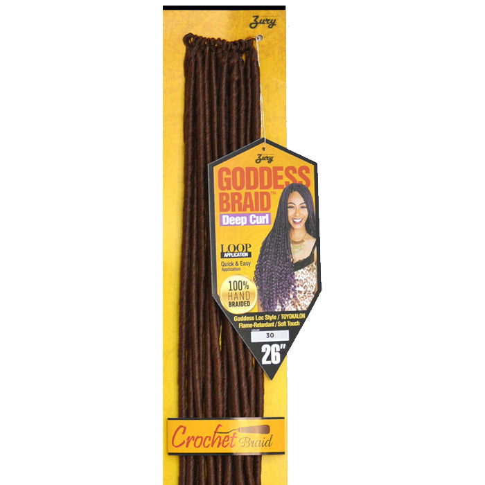 Zury Goddess Braid Loop Crochet LOCS DEEP CURL 26 Inch