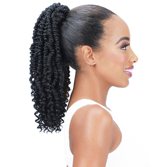 Zury Sis Miss Drawstring Drawstring Ponytail - MISS PASSION TWIST 14"