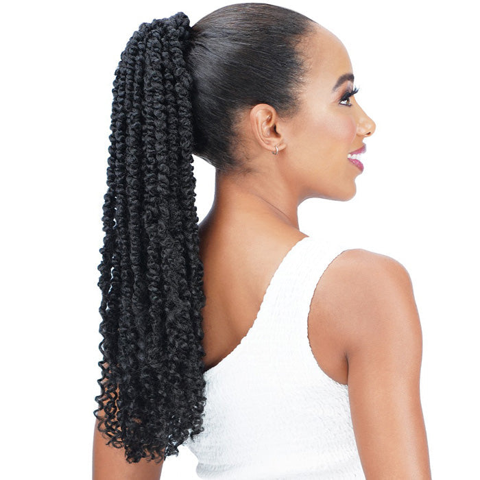 Zury Sis Miss Drawstring Drawstring Braid Ponytail - MISS PASSION TWIST 18"