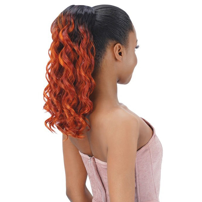 Zury Sis Natural Dream Miss Drawstring Ponytail - MISS ND CURLY 14"