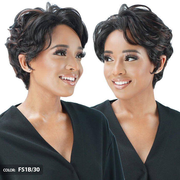 Zury Sis Human Hair Blend 4" HD Lace Front Wig - PM-LF LUCY