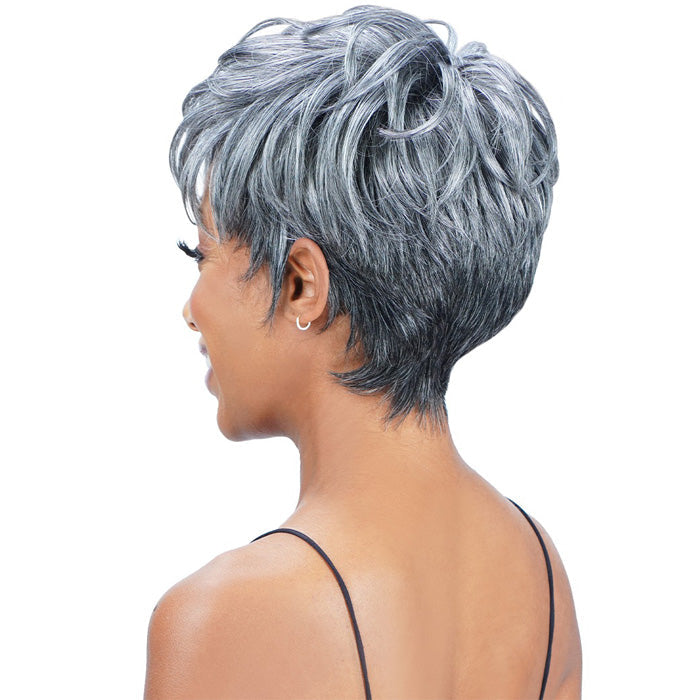 Zury Sis Ms.Wisdom Salt and Pepper Full Wig - WISDOM 203