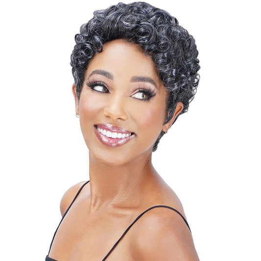 Zury Sis Ms.Wisdom Salt and Pepper Full Wig - WISDOM 204